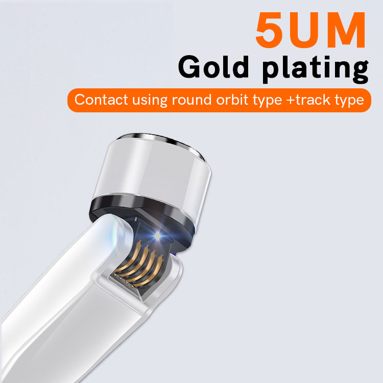 540 Degree Rotation Fast Charger Phone Android Micro Type C 3 in 1 Cable